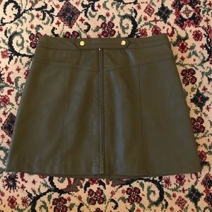 Abercrombie Leather Skirt